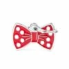 MyFamily Bow Tie Pet ID Tag, Red