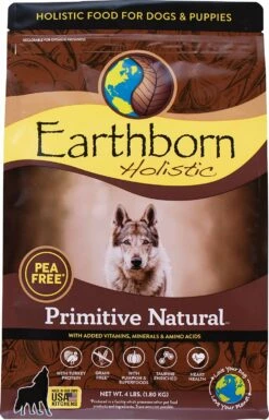 Earthborn Holistic Primitive Natural Grain-Free Natural Dry Dog Food, 5-lb