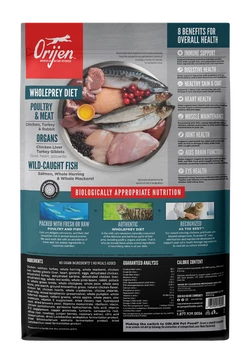 ORIJEN Guardian 8 Free-Run Chicken, Wild-Caught Salmon & Rabbit Dry Cat Food, 4-lb 2 ORIJEN Guardian 8 Free-Run Chicken, Wild-Caught Salmon & Rabbit Dry Cat Food, 4-lb - Image 2