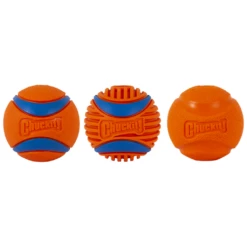 Chuckit! Fetch Ball Medley 3 Triple Pack Ball Dog Toy, Medium