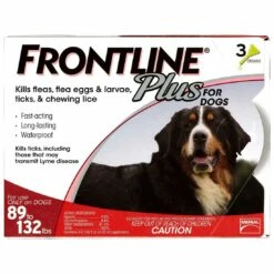 FRONTLINE Plus Flea & Tick Treatment For Dogs (89-132 Pounds)
