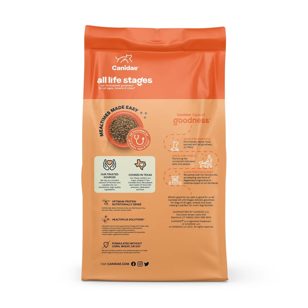 Canidae All Life Stages Lamb Meal & Rice Formula Dry Dog Food, 5-lb 2 Canidae All Life Stages Lamb Meal & Rice Formula Dry Dog Food, 5-lb - Image 2