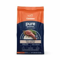 Canidae Grain-Free PURE Real Lamb & Pea Recipe Dry Dog Food, 4-lb