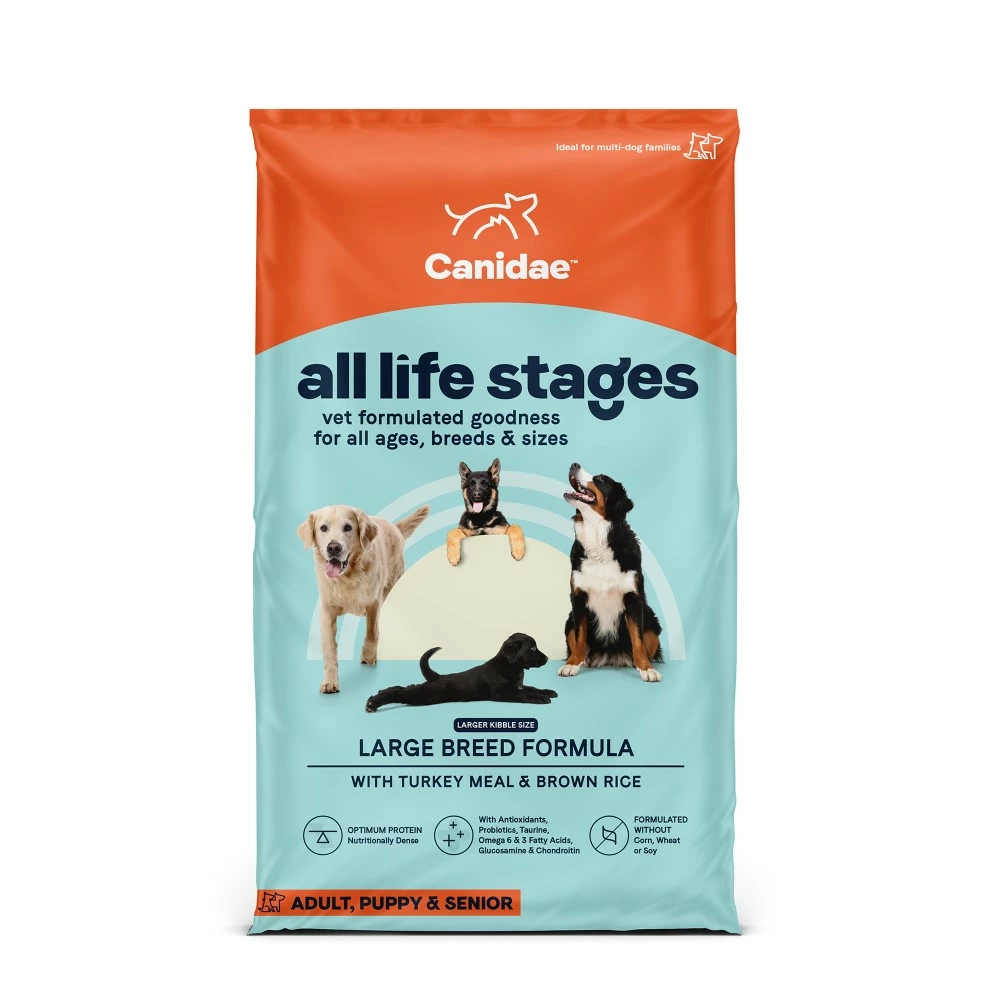 Canidae All Life Stages Turkey Meal & Brown Rice Formula Large Breed Dry Dog Food, 27-lb 1 Canidae All Life Stages Turkey Meal & Brown Rice Formula Large Breed Dry Dog Food, 27-lb