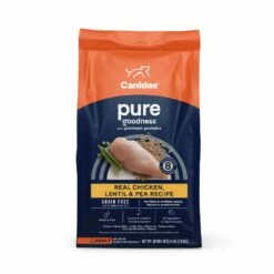 Canidae PURE Grain-Free Limited Ingredient Real Chicken, Lentil & Pea Dry Dog Food, 22-lb