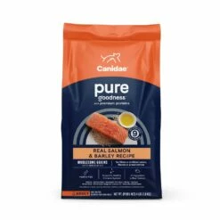 Canidae PURE Wholesome Grains Limited Ingredient Real Salmon & Barley Dry Dog Food, 4-lb
