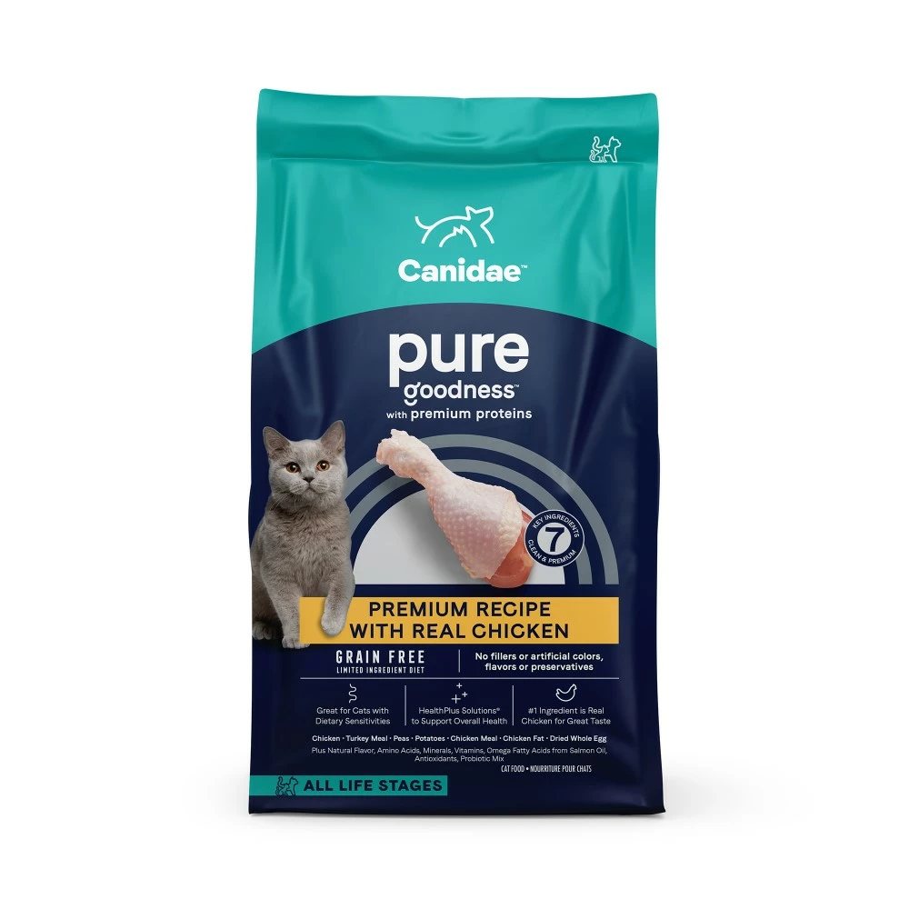 Canidae PURE Grain-Free Limited Ingredient Chicken Dry Cat Food, 5-lb 1 Canidae PURE Grain-Free Limited Ingredient Chicken Dry Cat Food, 5-lb