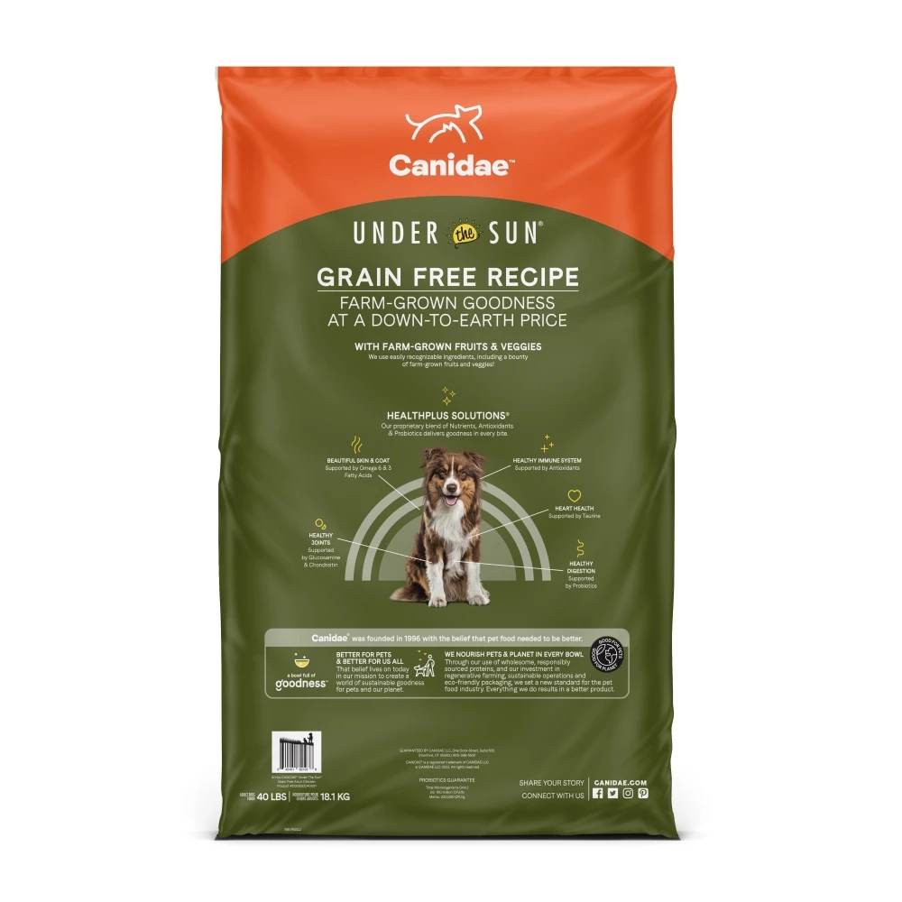 Under The Sun Grain-Free Chicken Recipe Adult Dry Dog Food, 40-lb 2 Under The Sun Grain-Free Chicken Recipe Adult Dry Dog Food, 40-lb - Image 2