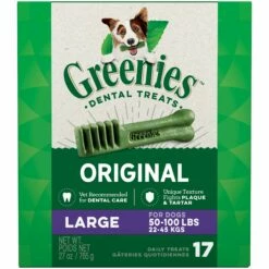 Greenies Original Large Dental Dog Treats, 17-count