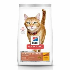Hill's Science Diet Adult Hairball Control Light Dry Cat Food, 7-lb