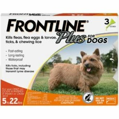 FRONTLINE Plus Flea & Tick Treatment For Small Dogs & Puppies (up To 22 Pounds)