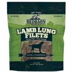 Redbrn Lamb Lung Filets Dog Treats, 10-oz