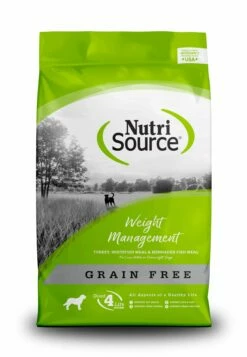 NutriSource Weight Management Recipe Grain-Free Dry Dog Food, 30-lb