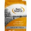 NutriSource Lamb Meal & Peas Recipe Grain-Free Dry Dog Food, 15-lb