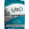 NutriSource Chicken & Pea Recipe Grain-Free Dry Dog Food, 15-lb