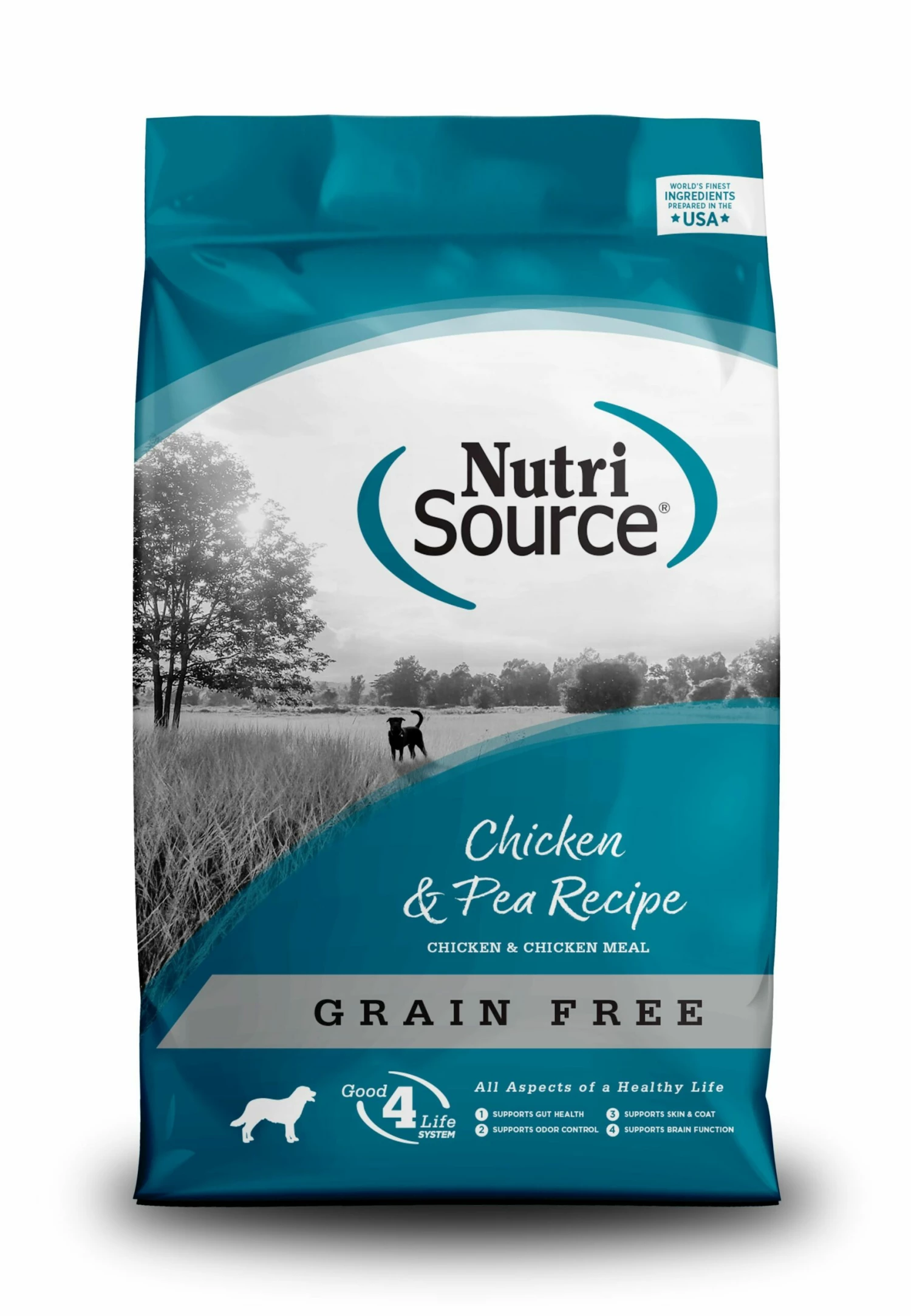 NutriSource Chicken & Pea Recipe Grain-Free Dry Dog Food, 15-lb 1 NutriSource Chicken & Pea Recipe Grain-Free Dry Dog Food, 15-lb