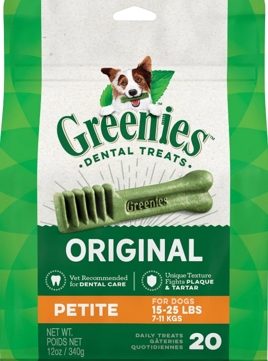 Greenies Original Petite Dental Dog Treats, 20-count 1 Greenies Original Petite Dental Dog Treats, 20-count