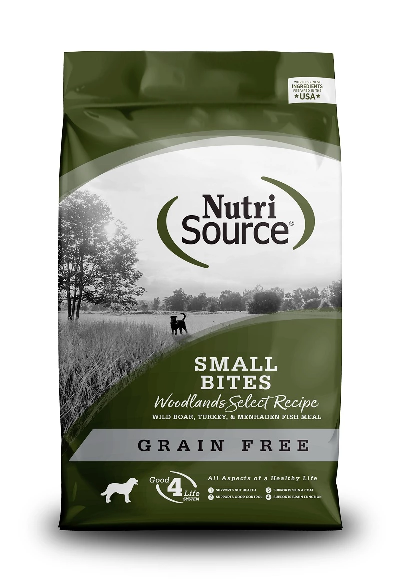NutriSource Grain Free Woodlands Select Small Bites Dry Dog Food, 5-lb 1 NutriSource Grain Free Woodlands Select Small Bites Dry Dog Food, 5-lb