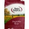 NutriSource Beef & Brown Rice Recipe With Wholesome Grains Dry Dog Food, 5-lb