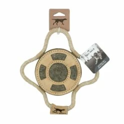 Tall Tails Natural Leather Lifebuoy Tug Dog Toy, 9-in 5 Tall Tails Natural Leather Lifebuoy Tug Dog Toy, 9-in -Staytonanimal Sales 2024 PT509.pkg