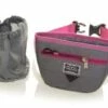 DOOG Good Dog Treat Pouch, Grey & Pink, Large