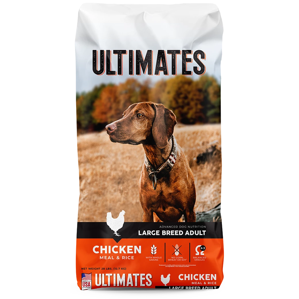 Ultimates Large Brand Adult Chicken & Rice Dry Dog Food, 28-lb 1 Ultimates Large Brand Adult Chicken & Rice Dry Dog Food, 28-lb