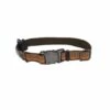 K9 Explorer Reflective Adjustable Dog Collar, Campfire Orange, 1-in X 18-26-in