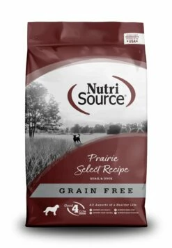 NutriSource Prairie Select Recipe Grain-Free Dry Dog Food, 30-lb