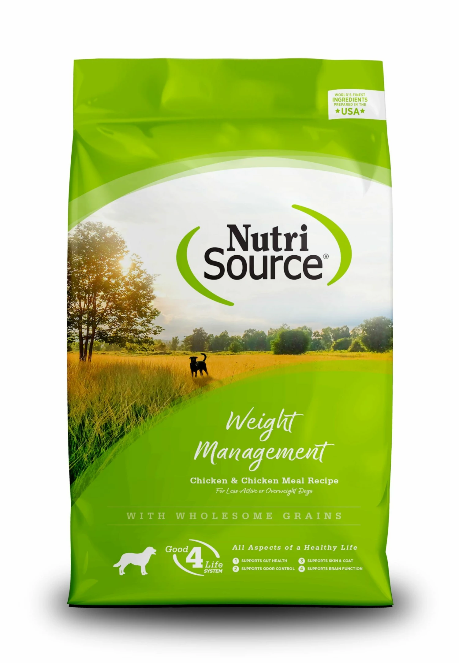 NutriSource Weight Management Chicken & Chicken Meal Recipe With Wholesome Grains Dry Dog Food, 5-lb 1 NutriSource Weight Management Chicken & Chicken Meal Recipe With Wholesome Grains Dry Dog Food, 5-lb