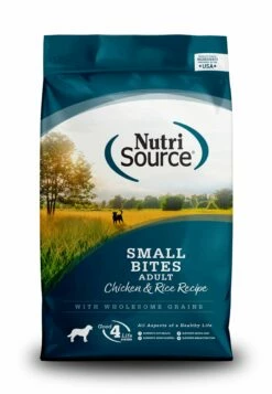 Nutrisource Small Bites Adult Chicken And Rice Dry Dog Food, 5-lb