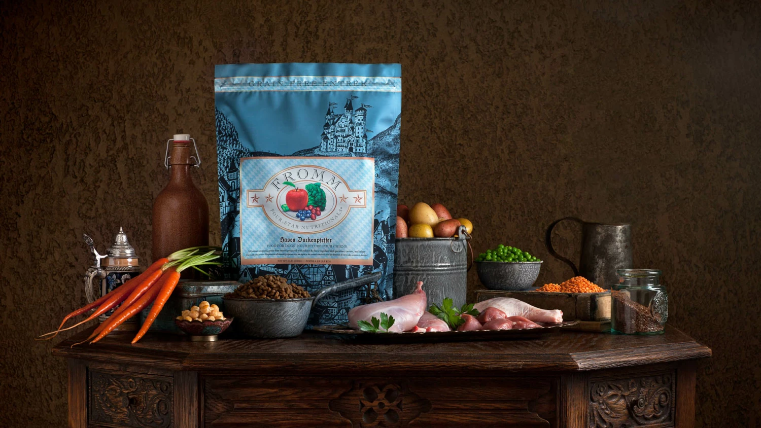 Fromm Four-Star Nutritionals Hasen Duckenpfeffer Dry Dog Food, 4-lb 2 Fromm Four-Star Nutritionals Hasen Duckenpfeffer Dry Dog Food, 4-lb - Image 2