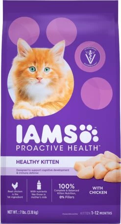 Iams ProActive Health Kitten Dry Cat Food, 7-lb