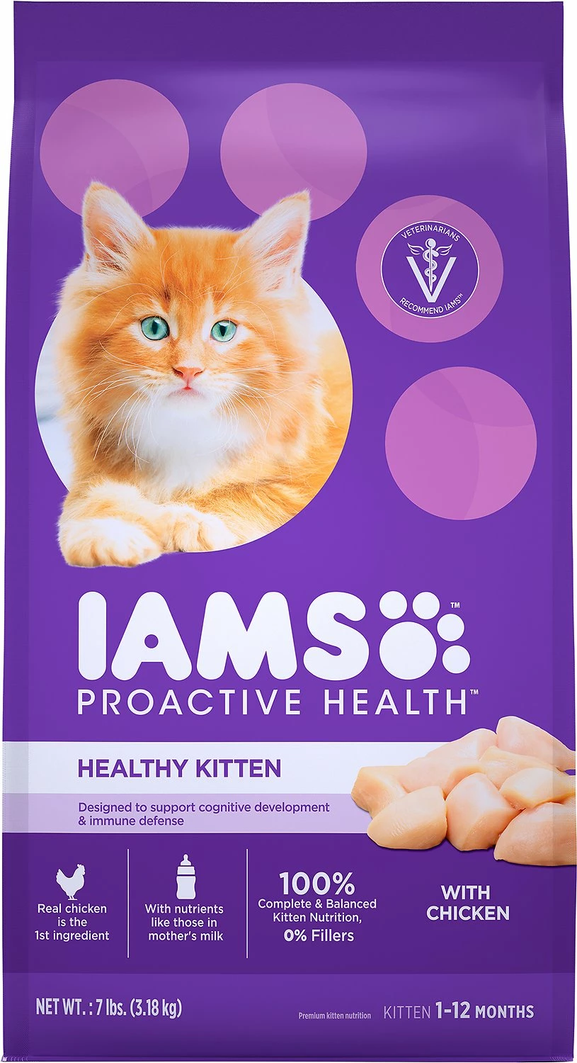 Iams ProActive Health Kitten Dry Cat Food, 7-lb 1 Iams ProActive Health Kitten Dry Cat Food, 7-lb