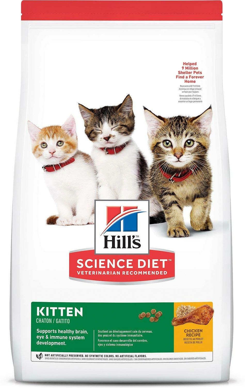 Hill's Science Diet Kitten Healthy Development Chicken Recipe Dry Cat Food, 3.5-lb 1 Hill's Science Diet Kitten Healthy Development Chicken Recipe Dry Cat Food, 3.5-lb