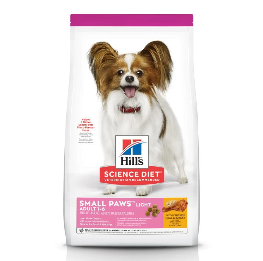 Hill's Science Diet Adult Small Paws Light Chicken Meal & Barley Dry Dog Food, 4.5-lb 1 Hill's Science Diet Adult Small Paws Light Chicken Meal & Barley Dry Dog Food, 4.5-lb