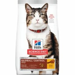 Hill's Science Diet Adult Hairball Control Dry Cat Food, 3.5-lb