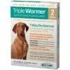 Durvet Triple Wormer 7 Way De-Wormer For Medium & Large Dogs, 2-count