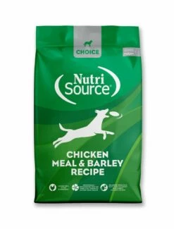 NutriSource Choice Chicken Meal & Barley Recipe Dry Dog Food, 30-lb