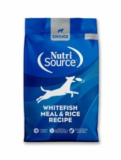 NutriSource Choice Whitefish Meal & Rice Recipe Dry Dog Food, 5-lb