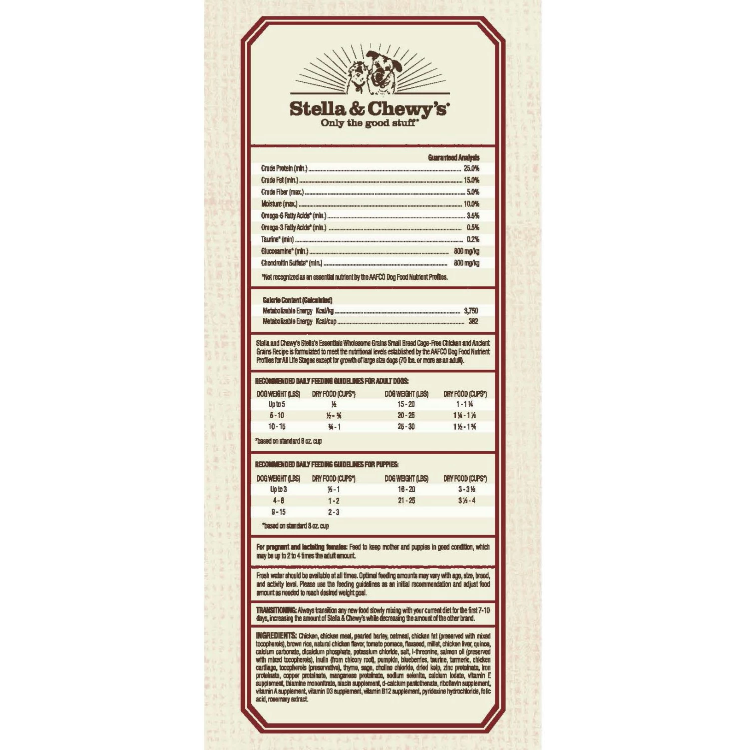 Stella & Chewy's Essentials Wholesome Grains Lamb & Ancient Grains Dry Dog Food, 25-lb 3 Stella & Chewy's Essentials Wholesome Grains Lamb & Ancient Grains Dry Dog Food, 25-lb - Image 3