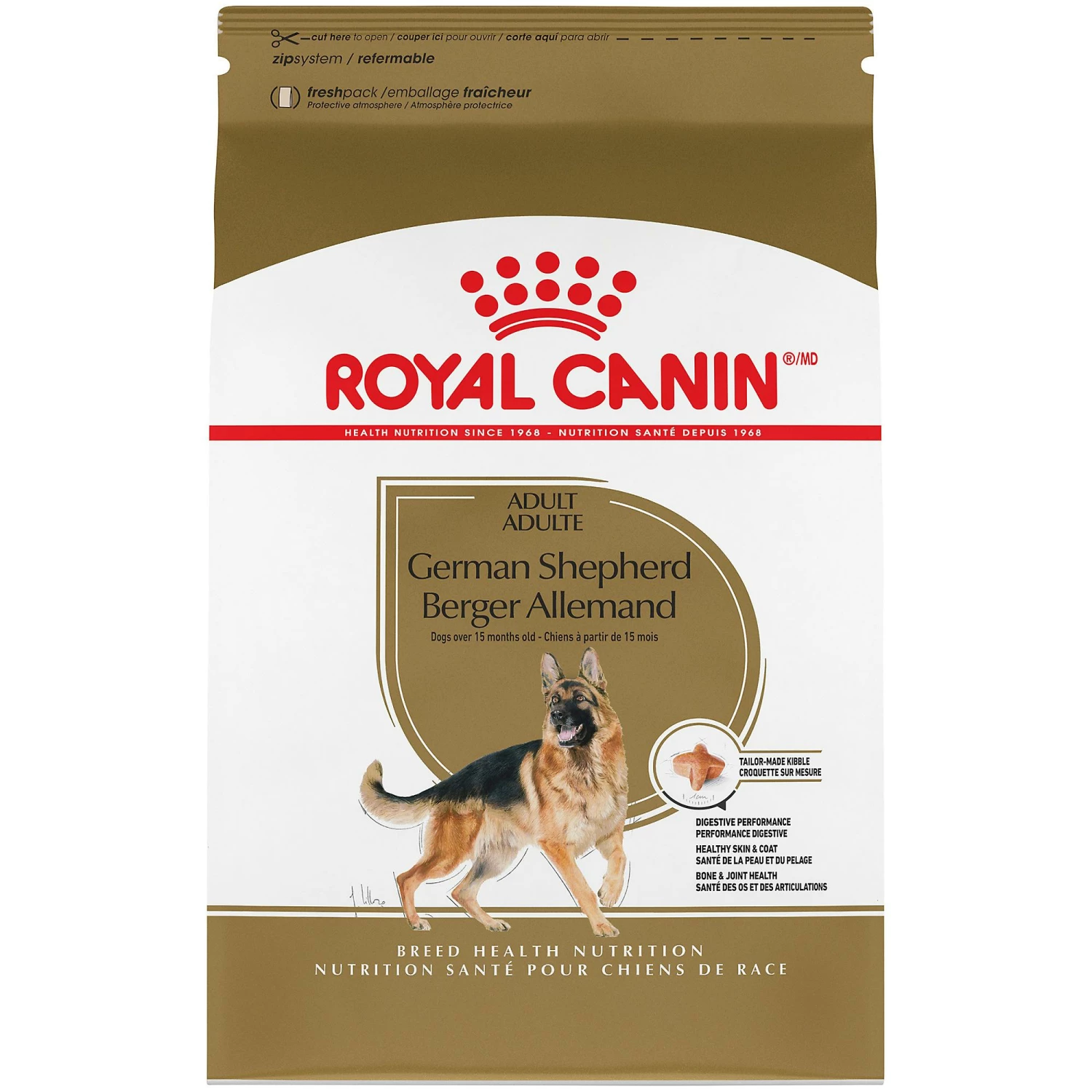 Royal Canin Breed Health Nutrition German Shepherd Adult Dry Dog Food, 30-lb 1 Royal Canin Breed Health Nutrition German Shepherd Adult Dry Dog Food, 30-lb