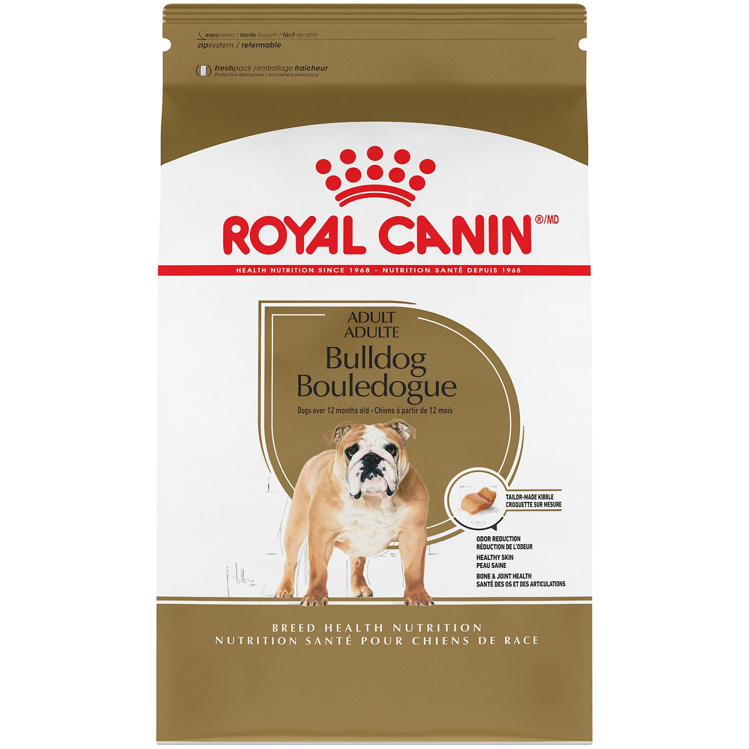 Royal Canin Breed Health Nutrition Bulldog Adult Dry Dog Food, 30-lb 1 Royal Canin Breed Health Nutrition Bulldog Adult Dry Dog Food, 30-lb