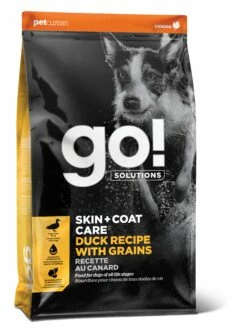 Go! Solutions Skin + Coat Care Duck With Grains Dry Dog Food, 3.5-lb