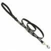 Lupine Pet Original Designs Padded Handle Dog Leash, Bling Bonz, 1/2-in X 6-ft