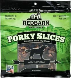 Redbarn Naturals Porky Slices Dog Treats, 1.5-lb