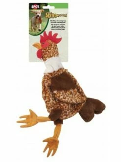 Ethical Pet Spot Plush Skinneeez Chicken Dog Toy