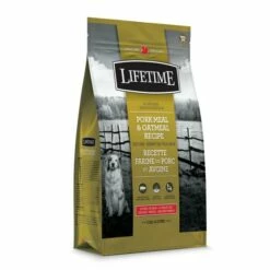Lifetime Pork & Oatmeal Recipe Dry Dog Food, 5-lb