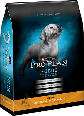 Purina Pro Plan Focus Puppy Chicken & Rice Formula Dry Dog Food, 6-lb 1 Purina Pro Plan Focus Puppy Chicken & Rice Formula Dry Dog Food, 6-lb
