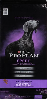 Purina Pro Plan Sport All Life Stages Performance 30/20 Formula Dry Dog Food, 37.5-lb 1 Purina Pro Plan Sport All Life Stages Performance 30/20 Formula Dry Dog Food, 37.5-lb