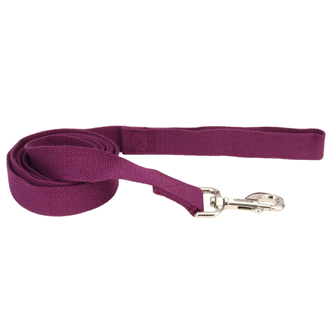 New Earth Soy Dog Leash, Eggplant, 5/8-inx-in 1 New Earth Soy Dog Leash, Eggplant, 5/8-inx-in